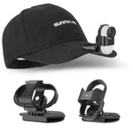 HASTHIP® Clip de Gorra de Béisbol Compatible con Insta360 Go 3s/Go 3, Soporte Ajustable Vertical y Horizontal para Sombrero, Mochila y Accesorios Deportivos