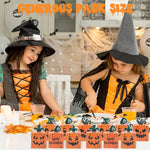 HASTHIP Halloween Candy Box for Party Treats featuring Fold‑Up Square Design 24 pcs 9.6×5.3×5.3 cm | Recyclable Paper Material