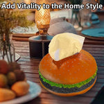 HASTHIP Burger Tissue Box for Home Car and Office featuring Creative Fun Design | Gift Organizer