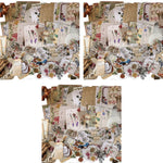 HASTHIP Journaling Supplies Kit for Scrapbook and Junk Journal with 780 pcs Vintage Floral Papers & Stickers