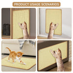 HASTHIP® Cat Wall Scratcher - Sisal Scratch Pad for Cats - Wall Scratching Post with Traceless Stickers