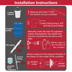 HASTHIP Chicken Feeder Cup Set for Poultry with Auto Refill System 6 Pcs | Plastic Water Cups