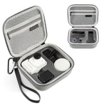 HASTHIP® ZORBES Compatible con Insta 360 GO Ultra, Bolsa de Almacenamiento para Cámara de Acción con Estuche Rígido EVA Antirrayas, Bolsa de Viaje a Medida con Bolsillo de Malla con Cremallera