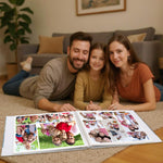 HASTHIP Photo Album for Family Memories with 40 Pages 14x13 in Self Adhesive Design | Marble Cover