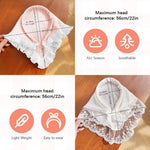 HASTHIP 2-Pack Lace Headbands with Bow Detail for Women
