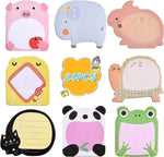 HASTHIP Sticky Notes for School and Office featuring 24 Pack 8 Designs | Cute Animal Pads