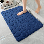 HASTHIP Bathroom Mats 9 Pcs 30x30cm for Wet Floors with Drain Holes | DIY Anti Slip Assembly