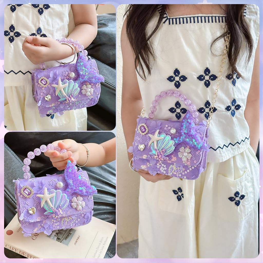 HASTHIP® Mermaid Sling Bag for Girls