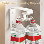 HASTHIP Multi Utensil Organizer for Kitchen with 360° Rotatable 10 Hooks and Carbon Steel Design