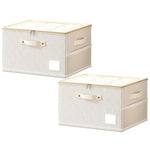 HASTHIP® Lomonmen Aufbewahrungsboxen mit Deckel, 30L Transparent Kunststoff Aufbewahrungsbox mit Verschließbarem Deckel & Griffen, Stapelbare Organizer Box für Kleidung, Spielzeug, Küche, Büro,