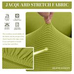 HASTHIP Sofa Seat Cushion Slipcover for Sofa and Meditation Mat 50–70cm with Stretchy Fit Fresh Green