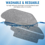 HASTHIP Microfiber Mop Cloth for Mi Robot Vacuum Mop P with 4pcs Set | Machine Washable