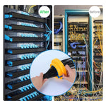 HASTHIP® Cable Comb Tool for Organized Cable Management of Ethernet, Audio, Data & Networking Wires up to 1/4 Inch, Universal Cabling Cable Management Tool Organizer for Home, Office & Data Centers