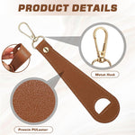 HASTHIP PU Hat Lanyard for Bags and Travel featuring Metal Clasp and Dual-Color Strap 4 Pack