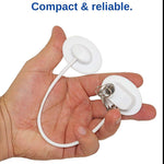 HASTHIP® SafetyGuard Child Safety Lock for Cabinets, Cupboards, Fridge & Freezer, 2 Keys Included, Adhesive Residue-Free, White Childproof Lock for Home Security