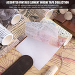 HASTHIP Washi Tape Set for Journals and Scrapbooks with 4 Rolls 78.74 in Each | Vintage Theme