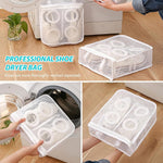 HASTHIP Shoes Wash Bags for Sneakers and Clothing 11.8x14.1x4.7 in with Zipper and Straps