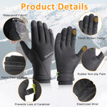 HASTHIP® Winter Riding Gloves Outdoor Thermal Gloves with Touch Screen Finger Tips