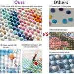 Diamond Painting Kit, 5D Diamond Painting Kit for Adults & Kids, 12x16inch DIY 5D Round Full Drill Butterfly Diamond Art, Very Suitable for Home Leisure and Wall Decoration