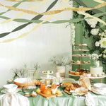HASTHIP Olive Green Crepe Streamers 5-Pack