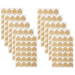 HASTHIP Photo Corner Stickers for Scrapbooking with Self Adhesive Mounts and 240 pcs | Beige 2x2 cm Paper Corners