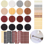 HASTHIP Screw Covers for Furniture with 864 pcs 0.83 in PVC Stickers | Waterproof and Self-Adhesive