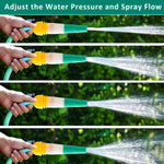 HASTHIP Adjustable Water Hose Nozzle for Car Wash and Gardening with Pressure Booster | Fits 1/2 in Hose and Durable Plastic Build