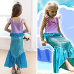 HASTHIP® Mermaid Dress for Girls - Little Mermaid Costume for Girls with Bag Princess Dresses for Girls Gift Birthday Party