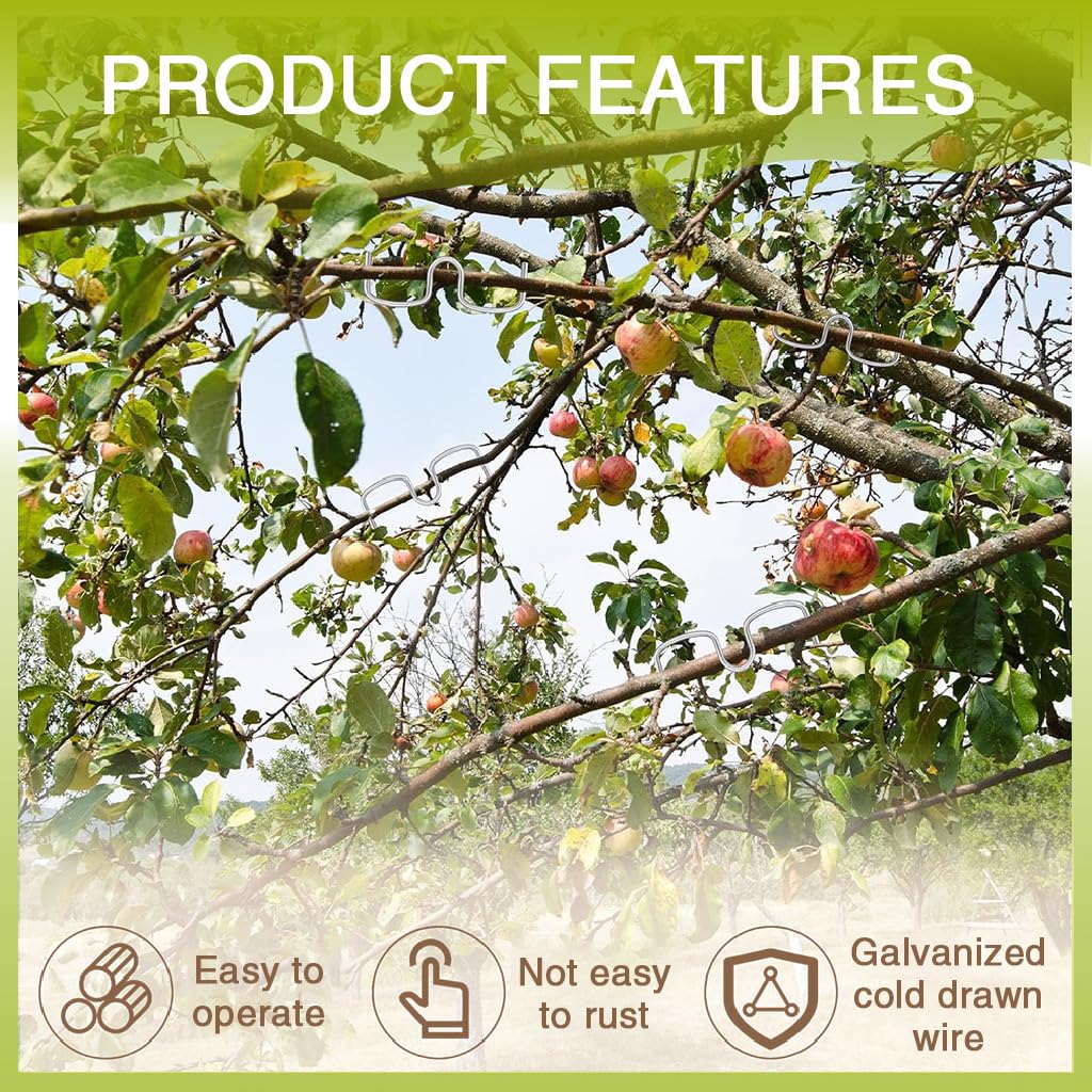 HASTHIP Plant Branch Benders for Tree Training and Shaping with Open Design | 20pcs Metal Clips
