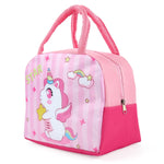 HASTHIP Lunch Bag for School and Office with Insulated Liner and Zipper | 21x12x18cm Portable Food Pouch