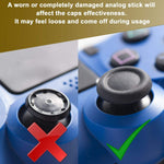 HASTHIP Controller Joystick Thumbstick Cover Caps Grips for PS4 with 6 Pairs Silicone | Comfortable Protection and Improved Grip