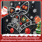 HASTHIP Christmas Window Clings Decorations for Home and Office featuring Static Cling PVC 45x60cm | Reusable Festive Glass Stickers