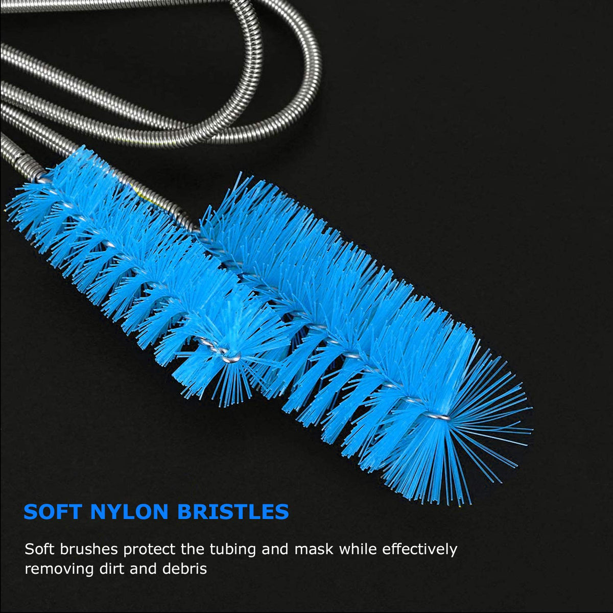 HASTHIP® CPAP Tube Cleaning Brush 6.5Ft Flexible Stainless Steel Tube Cleaning