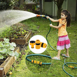 12Pcs Hose Pipe Connectors with Garden Hose Nozzle for Tap & Garden Hose, 5 Hose Quick Connector, 1 Hose Waterstop Connector, 2 Double Male & 2 Hose Connector for Car Wash Garden Irrigation