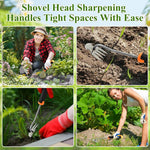 HASTHIP Gardening Weeding Tool for Indian Gardens with 13.78 in 4 Claw Design and Ergonomic Handle