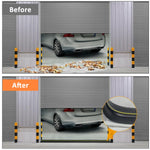Rubber Door Sweep Weatherproof Door Seal Strip Non-sticky Door Window Weather Stripping, Door Weatherstrip, Door Seal Strips, Weather Stripping for Doors and Windows, 88mm width, 9.84ft