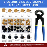 HASTHIP Women's Shoe Heel Repair Kit for High Heel Replacement with 20 Pairs 9–12.5mm TPU Tips | Anti Slip Design and Plier Tool