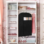 HASTHIP Wedding Dress Dustproof Cover 1.8m Long with Zipper and Clear Window for Hanging Storage
