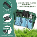 HASTHIP Gardening Tools Kit for Home Use with 4Pcs Set featuring Ergonomic Handles | Stainless Steel Hand Tools and Tool Bag