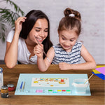 HASTHIP Silicone Craft Mat for Painting and Play Doh | 50×40cm Non-Stick Sheet 3PCS