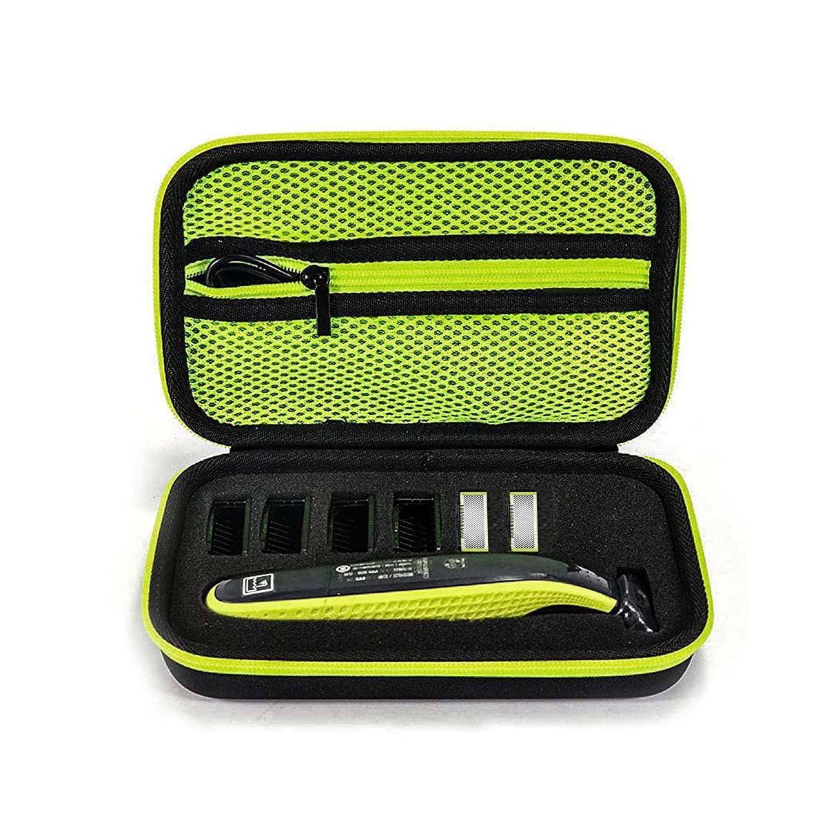 HASTHIP® Estuche de Viaje para Afeitadora Philips OneBlade QP2520 QP2530 QP2570 QP2620 QP2630,Funda Rígida EVA a Prueba de Golpes,Bolsa Protectora Portátil con Correa Mano y Cremallera