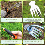 HASTHIP Weeding Artifact Uprooting Tool for Gardening with Stainless Steel Construction 2PCS