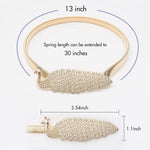 HASTHIP Curtain Tieback Set for Drapes featuring Snap Button Joint and 35 cm Rope | Alloy Holders