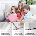 HASTHIP DIY Photo Album for Memories with 40 Pages and Aluminum Spindle Binding | Linen Cover Scrapbook for Family and Travel Photos