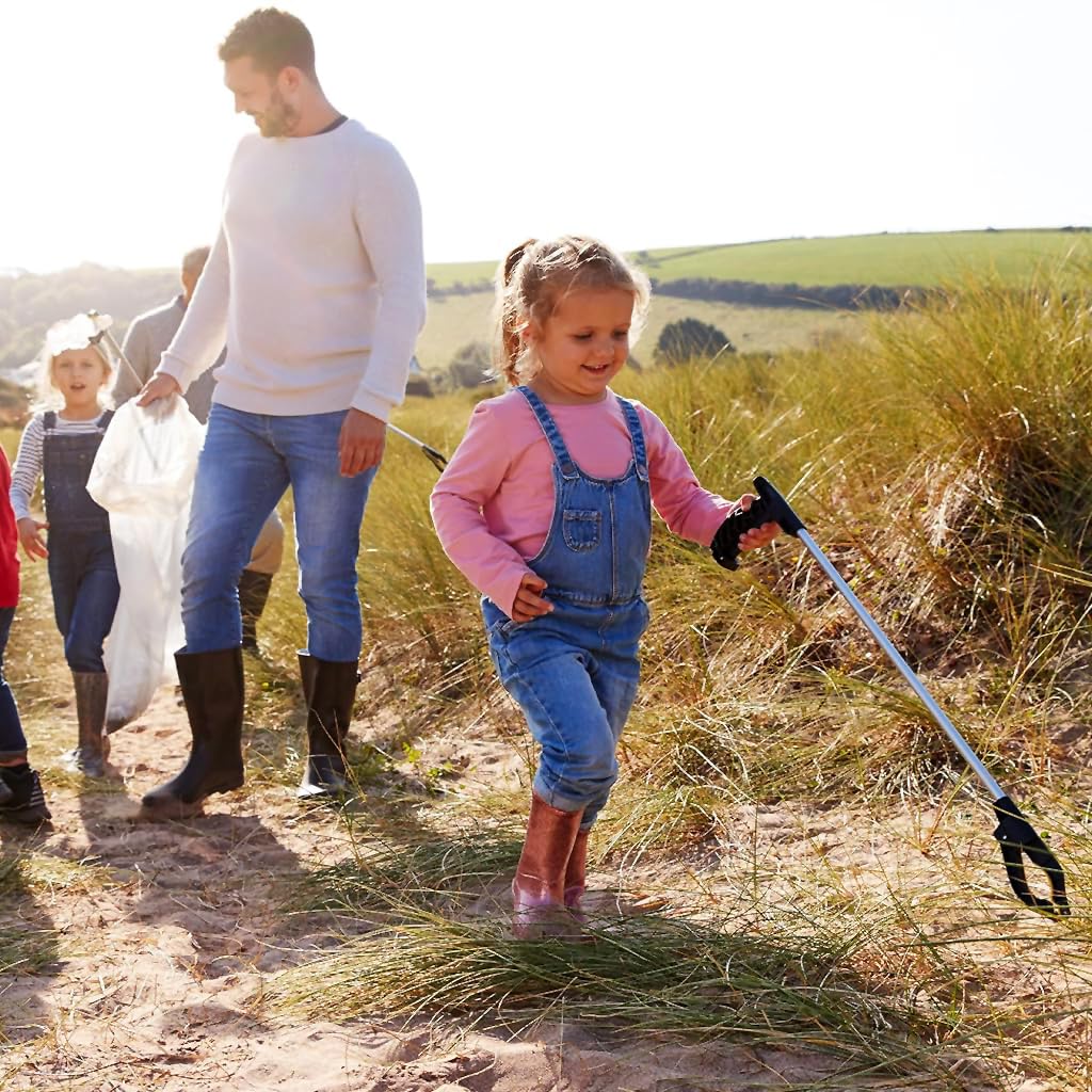 HASTHIP Grabber Reacher Tool for Easy Pickup with 75cm Long Arm and Magnetic Tip | Aluminum Construction