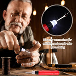 HASTHIP Embroidery Sewing Kit for Crafting with 2 LED Seam Rippers and Trimming Scissors | Stainless Steel Blades for Women