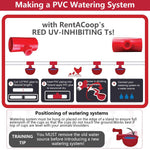 HASTHIP Chicken Feeder Cup Set for Poultry with Auto Refill System 6 Pcs | Plastic Water Cups