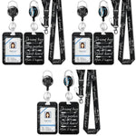 HASTHIP Retractable Badge Holder for ID Cards and Keys with 23 in Wire Reel | Detachable Lanyard
