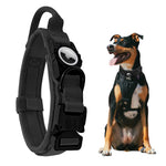 HASTHIP® Tactical AirTag Dog Collar, Heavy Duty Dog Collar, Adjustable GPS