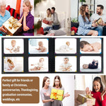 DIY Scrapbook Photo Album Kit, Anniversary Gift for Couple Special, A4 DIY Wedding Album Set with Color Stickers, Color Pen, Graduations Album Memory Photo Album, 80Pages/40Sheet